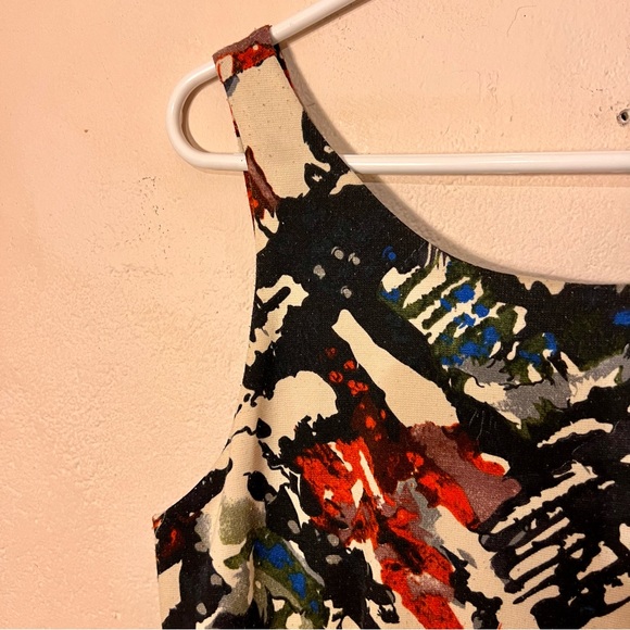 MAEVE Anthropologie Capelle Dress Med Fit & Flare Pockets Sleeveless Knee Length - Picture 11 of 11